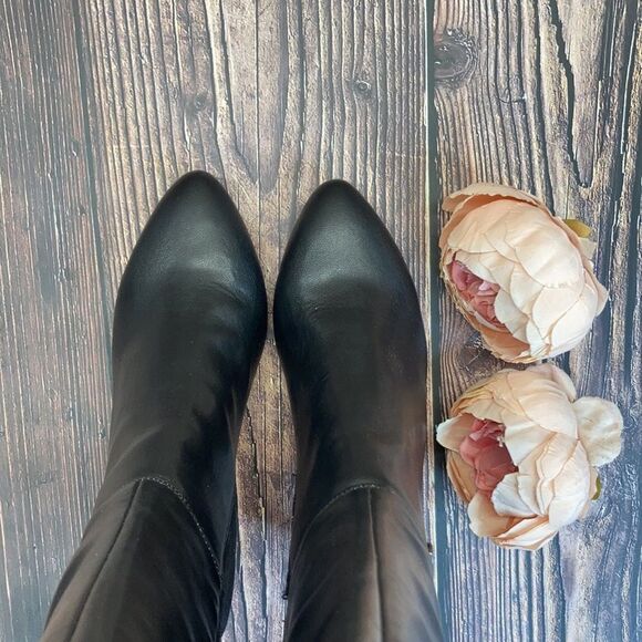 Alfani Hakuup Black Manmade Boots - Picture 4 of 8